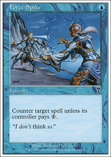 Magic the Gathering: 7th Edition (Base Set) card 76 Force Spike