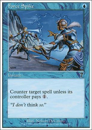 Magic the Gathering: 7th Edition (Base Set) card 76 Force Spike