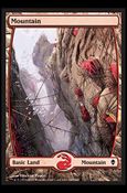 Magic The Gathering: Zendikar (Base Set) card 245 Full Art Land (Mountain)