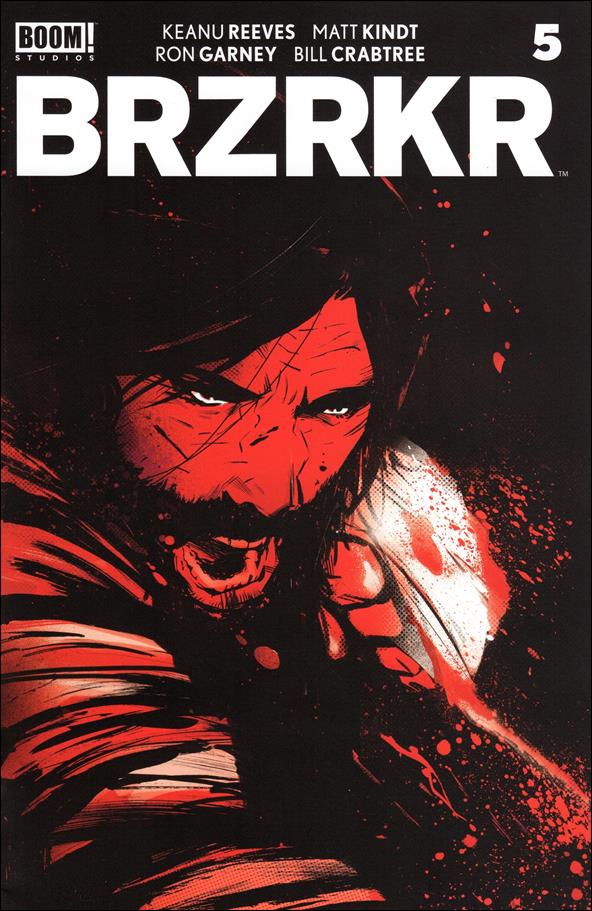 BRZRKR issue 5 Lee Garbett Cover