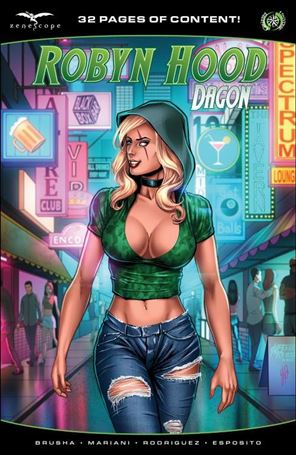 Robyn Hood: Dagon issue nn-C Alfredo Reyes Cover