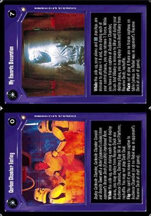 Star Wars: Special Edition Limited (Base Set) card 134 Carbon Chamber Testing / My Favorite Decoration