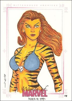 Women of Marvel (SketchaFEX Subset) card 44 Steven Miller 1/189