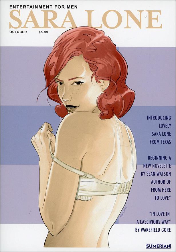 Sara Lone issue 1-E David Morancho 1:5 Classic Playboy Cover 