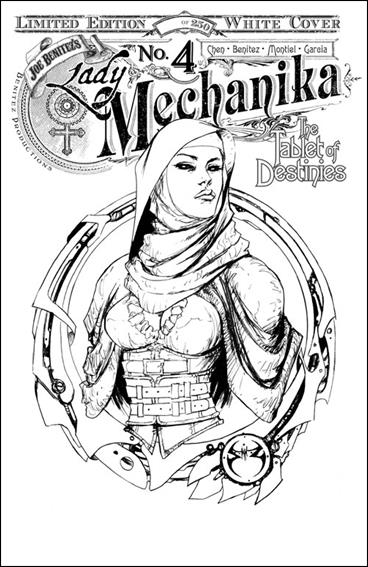 Lady Mechanika: The Tablet of Destinies issue 4-E Joe Benitez White Cover 1/250
