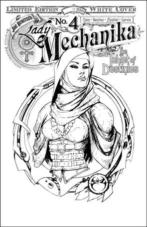 Lady Mechanika: The Tablet of Destinies issue 4-E Joe Benitez White Cover 1/250