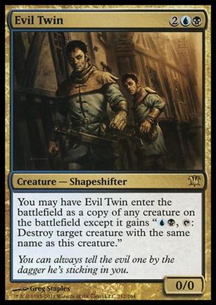 Magic the Gathering: Innistrad (Base Set) card 212 Evil Twin