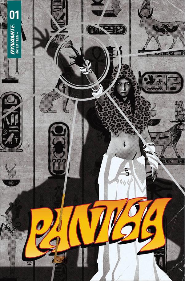 Pantha (2022) issue 1-N Jorge Fornes 1:20 Black & White Cover