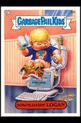 Garbage Pail Kids All-New Series 2 (Base Set)   card 23a Downloadin' Logan