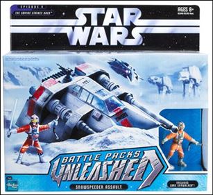 Star Wars: Unleashed Battle Packs Box Set figure 2 Snowspeeder Assault
