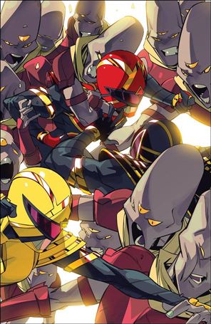 Power Rangers issue 7-E Daniele Di Nicuolo 1:15 Virgin Cover