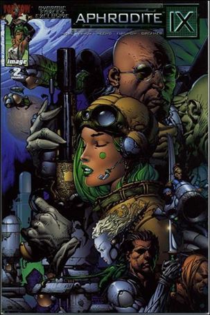 Aphrodite IX (2000) issue 2-D Dynamic Forces Green Foil Cover