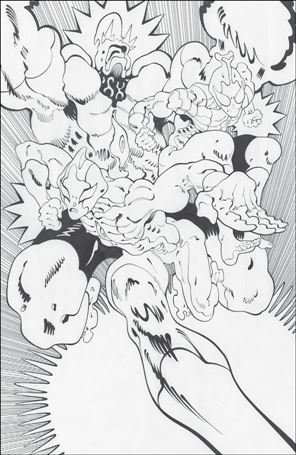 Ultramega issue 1-D Tradd Moore 1:5 Black & White Virgin Cover