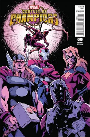 Contest of Champions issue 9-B Mark Bagley Cover