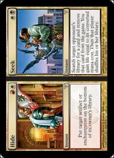Magic the Gathering: Dissension (Base Set) card 151 Hide//Seek