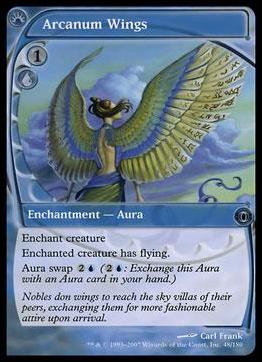 Magic the Gathering: Future Sight (Base Set) card 48 Arcanum Wings