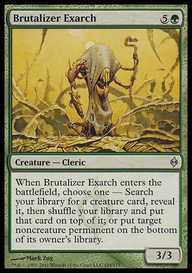 Magic the Gathering: New Phyrexia card 105 Brutalizer Exarch