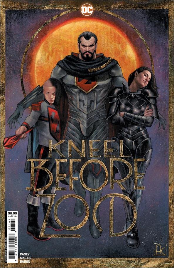 Kneel Before Zod issue 1-D Ariel Colón Foil Cover