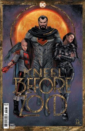 Kneel Before Zod issue 1-D Ariel Colón Foil Cover