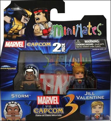 Marvel vs Capcom 3 Minimates figure 8 Storm and Jill Valentine