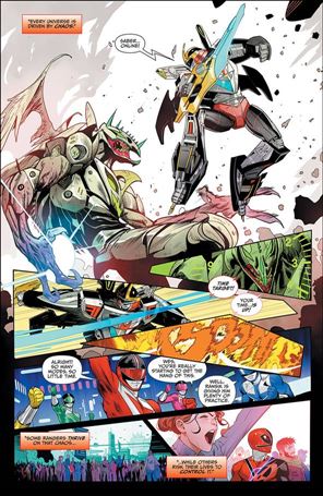 Mighty Morphin Power Rangers issue 47-C Dan Mora Cover