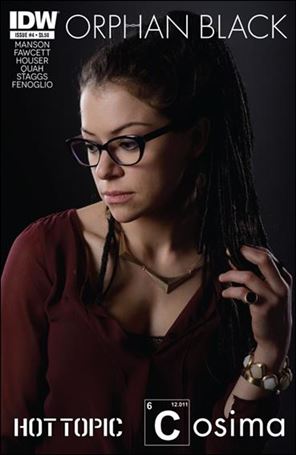Orphan Black issue 4-D Hot Topic Photo Cover