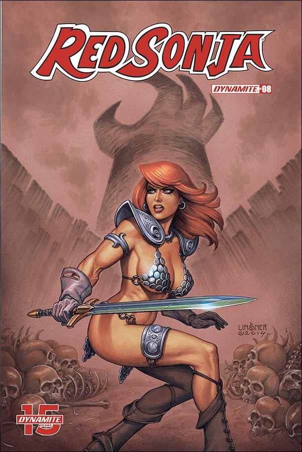 Red Sonja (2019) issue 8-B Joseph Michael Linsner Cover
