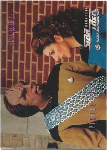 Star Trek: The Next Generation - The Episode Collection Season Seven (Base Set) card 714 Emergence, Episode 175-C
