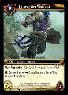 World of Warcraft: March of the Legion (Base Set) card 228 Zaistor the Vigilant