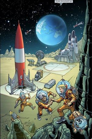 Jonny Quest (2024) issue 5-E Chad Hardin Virgin Cardstock Cover