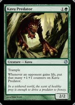 Magic the Gathering: Duel Decks: Heroes vs. Monsters (Base Set) card 46 Kavu Predator