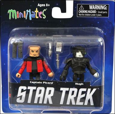 Star Trek Legacy Minimates (Toys R Us) figure 3 Captain Picard and Hugh