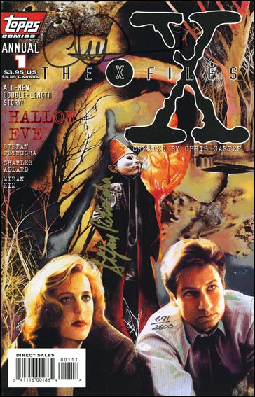 X-Files Annual (1995) issue 1-B DF (Signed by Adlard & Petrucha) 1/2500