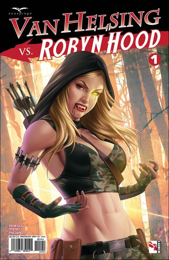 Van Helsing vs Robyn Hood issue 1-D Jorge Meguro Cover
