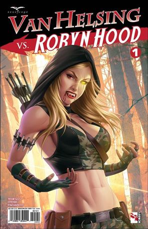 Van Helsing vs Robyn Hood issue 1-D Jorge Meguro Cover
