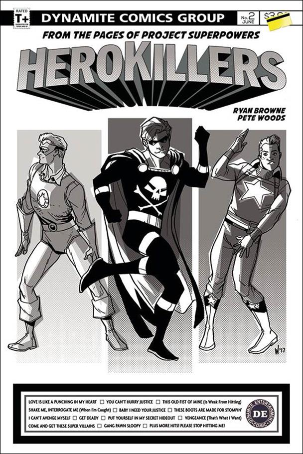 Project Superpowers: Hero Killers issue 2-D Pete Woods 1:15 B&W Cover