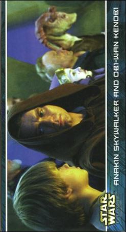 Star Wars: Episode I Widevision: Series 1 (Hallmark Trivia Card Promo) card H1 Anakin Skywalker and Obi-Wan Kenobi
