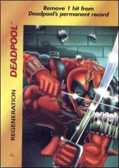 Marvel OverPower (Base Set) card nn83 Deadpool: Regeneration
