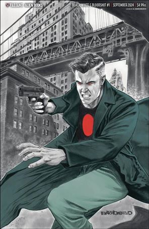 Black White & Bloodshot issue 1-H Al Barrionuevo 1:10 Homage Cover