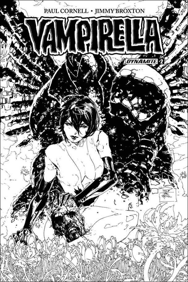Vampirella (2017) issue 2-F Philip Tan 1:20 Black & White Cover