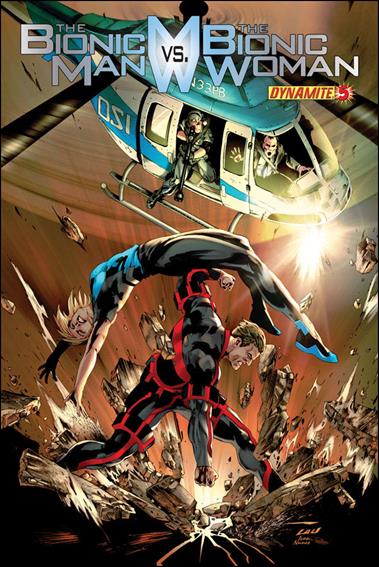 Bionic Man vs the Bionic Woman issue 5-B Jonathan Lau Cover