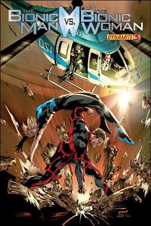 Bionic Man vs the Bionic Woman issue 5-B Jonathan Lau Cover
