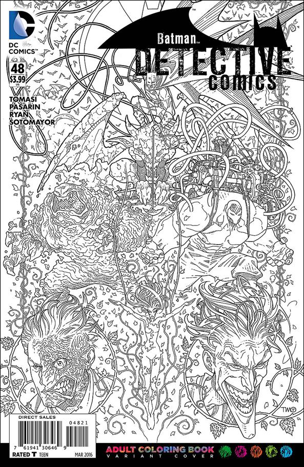 Detective Comics (2011) issue 48-B Timothy Green II Adult Coloring Book Cover