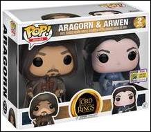 POP! Movies Multi-Packs figure nn9 Aragorn & Arwen SDCC 2017 Exclusive
