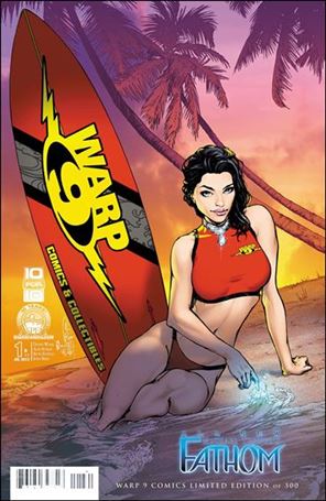 Michael Turner's Fathom (2013) issue 1-D11 Alex Konat Warp 9 Comics Cover 1/300
