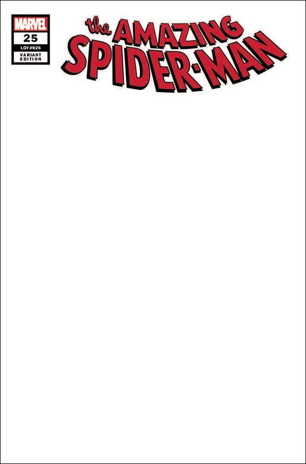 Amazing Spider-Man (2018) issue 25-E Blank/Sketch Cover
