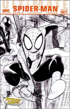 Ultimate Spider-Man (2009) issue 1-E David Lafuente Pittsburgh Comicon Cover