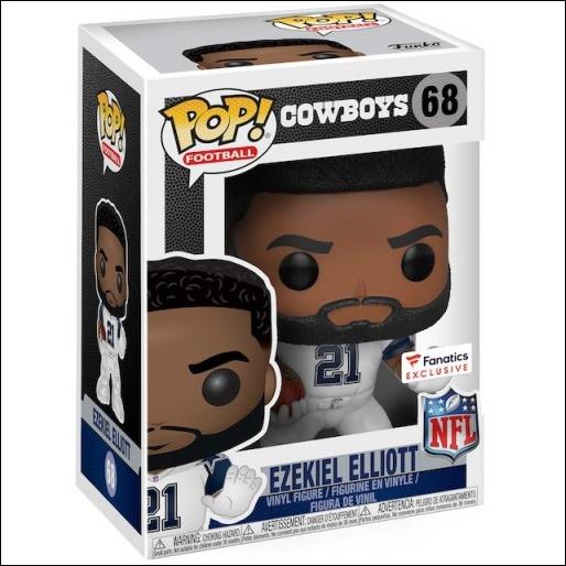 Pop! Football (NFL) figure 68-B Ezekiel Elliott (Fanatics Exclusive)