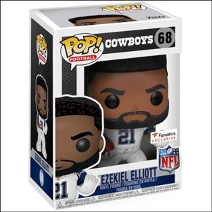 Pop! Football (NFL) figure 68-B Ezekiel Elliott (Fanatics Exclusive)