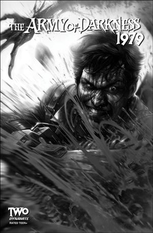 Army of Darkness 1979 issue 2-L Francesco Mattina 1:25 Black & White Cover